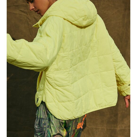 🎉LAST CHANCE🎉 FP MOVEMENT Pippa Packable Pullover Puffer / Sour Citrus - Picture 3 of 6